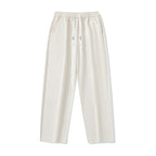 Women's Casual Pants with Elastic Waistband and Practical Side Pockets