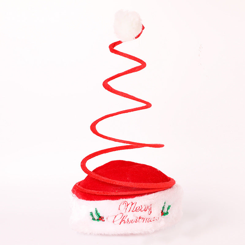 Fun Christmas Spiral Hat