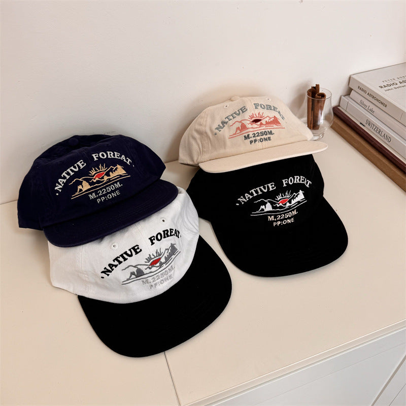 Men's Embroidered Outdoor Adventure Baseball Cap