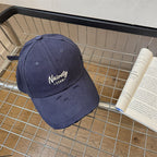 Men's Distressed Cotton Baseball Hat