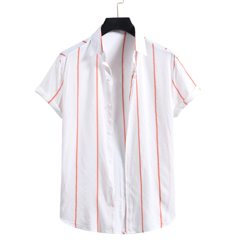 Women's Striped Short-Sleeve Shirt