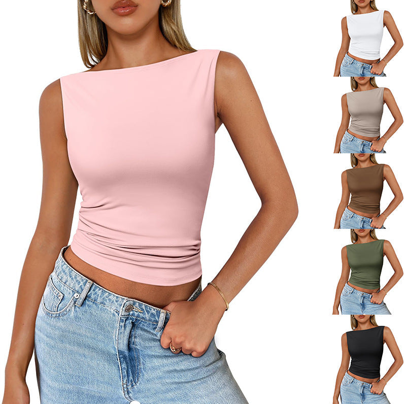 Women's Slim-Fit Sleeveless Top