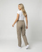 Women's High-Waisted Workwear Cargo Trousers