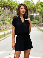 Women's Wrap Jumpsuit with Airy Fit