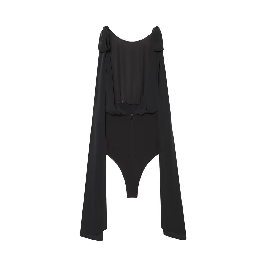 Women's Swimsuit with Decorative Ruffle and Flattering Cut
