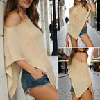 Women's Asymmetrical Knit Cover-Up
