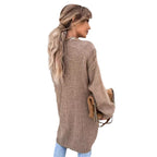 Women's Open-Front Chunky Knit Cardigan