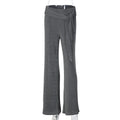 Women's Flowing Palazzo Pants with Stylish Wrap Tie