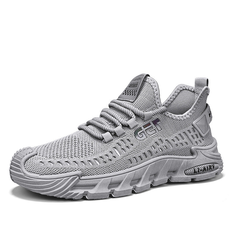 Women's Breathable Fitness Sneakers with Shock-Absorbing Sole