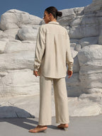Women's Elegant and Casual Loose-Fit Loungewear Set