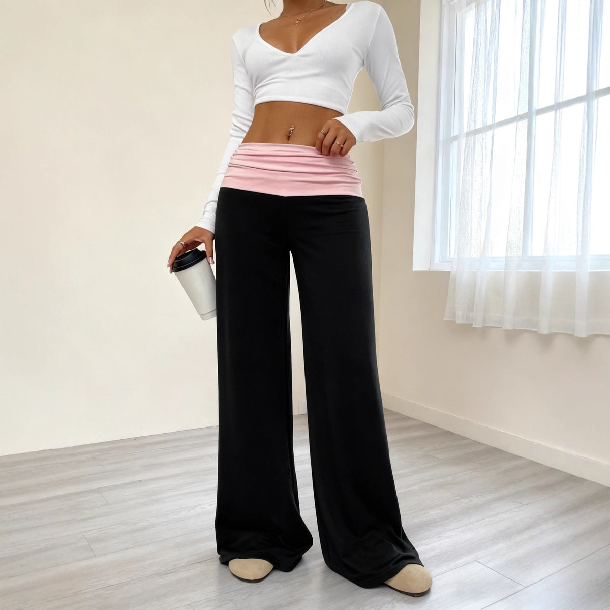 Comfortable Lounge Pants with High Waist