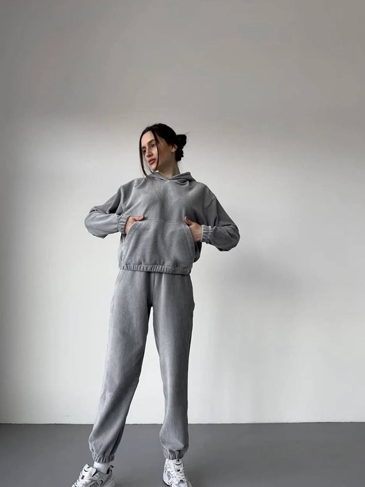 Women's Corduroy Lounge Set