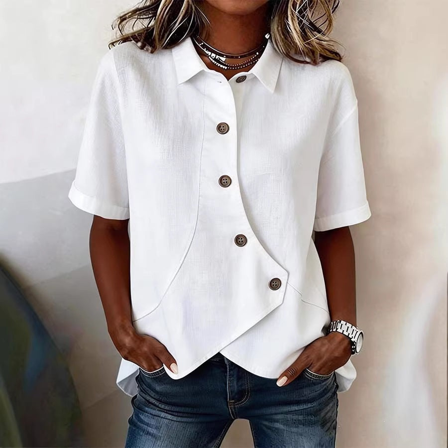 Women's Button-Detail Blouse