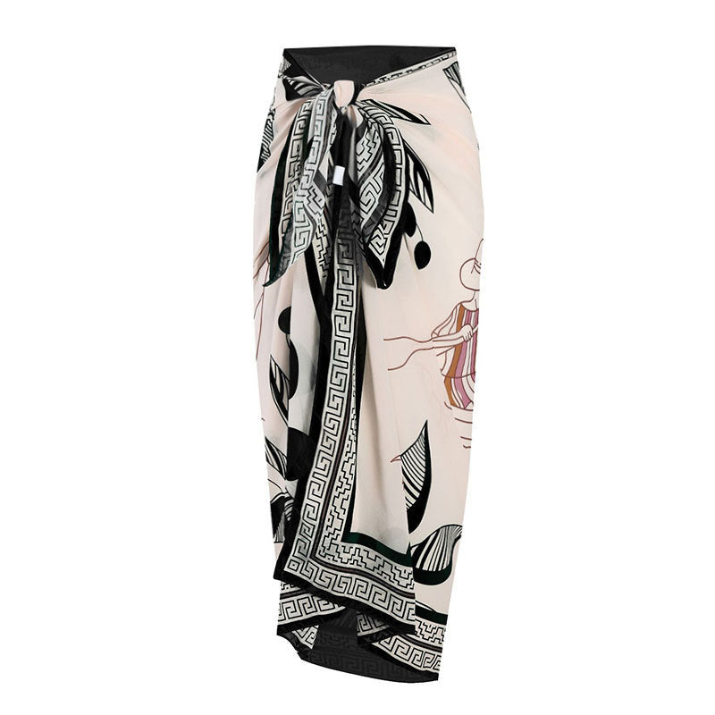 Women's Swimsuit with Wrap Skirt