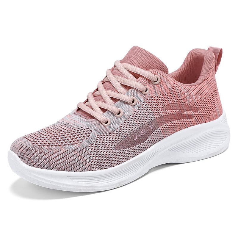Women's Breathable Casual Sneakers with Elastic Upper