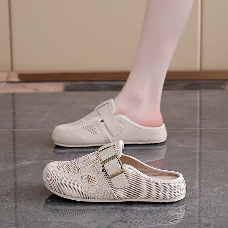 Women's Breathable Slippers with Adjustable Strap