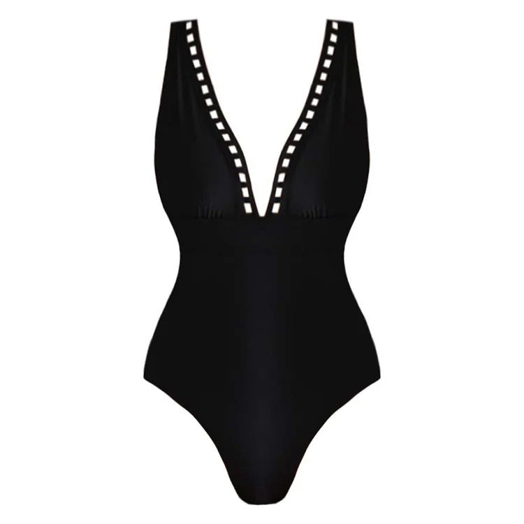 Women's Swimsuit with Elegant Cut and Fashionable Details