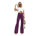 Women's High-Waisted Flared Jeans