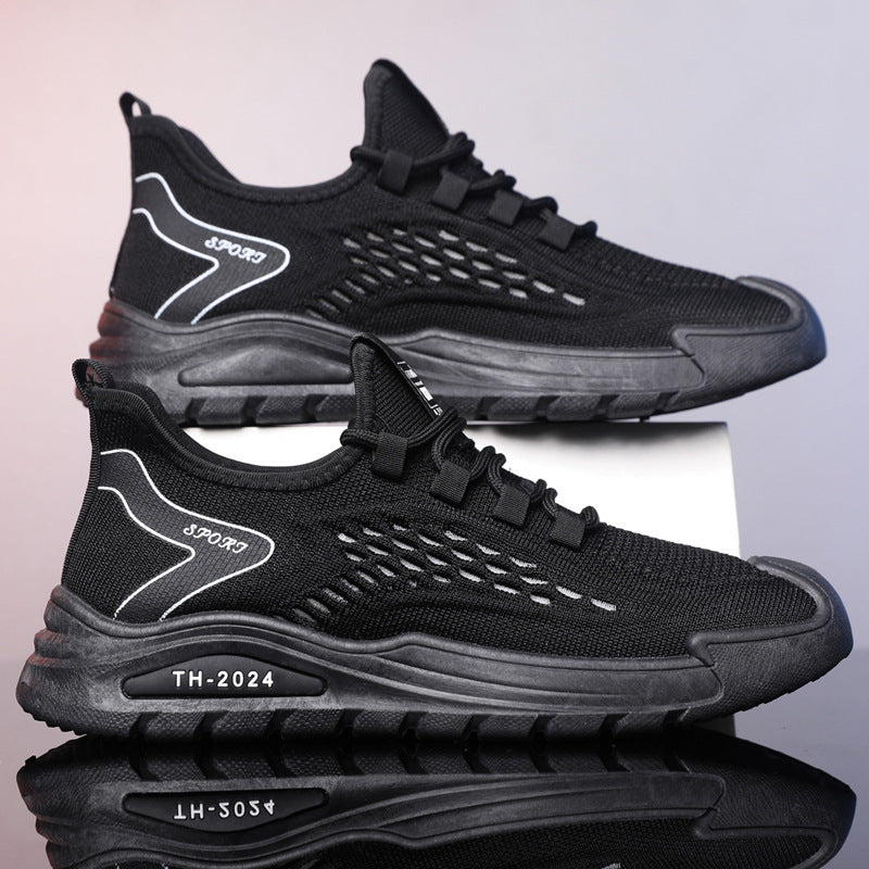 Women's Breathable Sports Sneakers with Flexible Mesh Upper and Non-Slip Sole