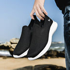 Women's Breathable Casual Sneakers with Flexible Slip-On Design
