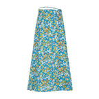Women's Bandeau Top with Floral Pattern and Braided Detail