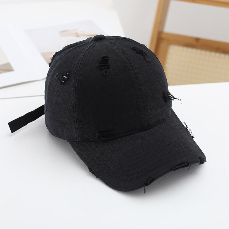 Women's Casual Destroyed Baseball Cap