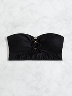 Women's Bandeau Top with Decorative Ring