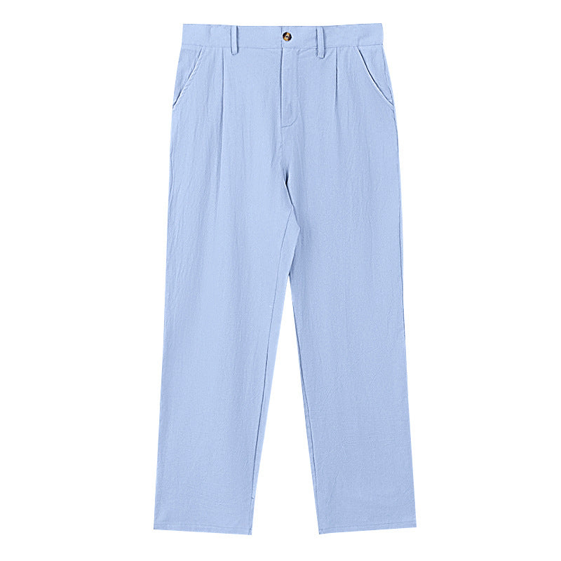 Elegant Loose-Fit Trousers with Fine Pleats