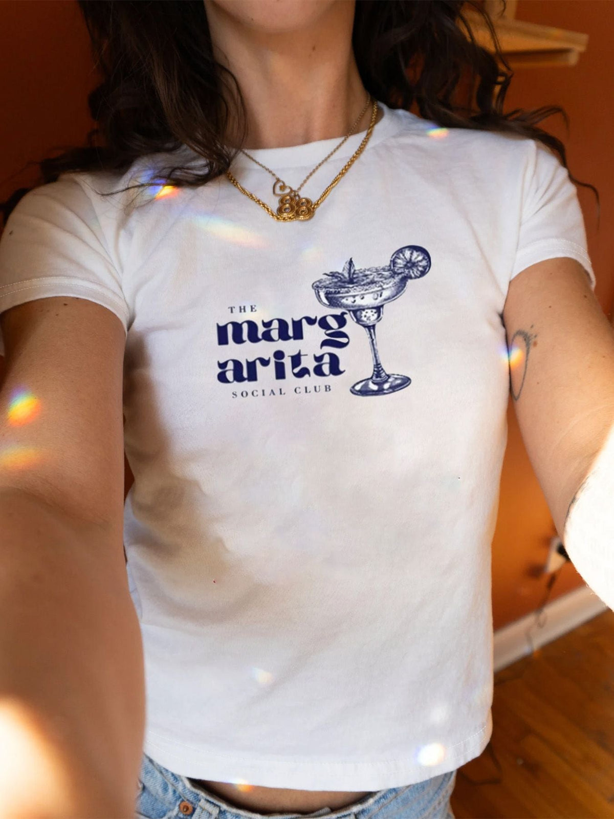Women's Statement Print Crop T-Shirt