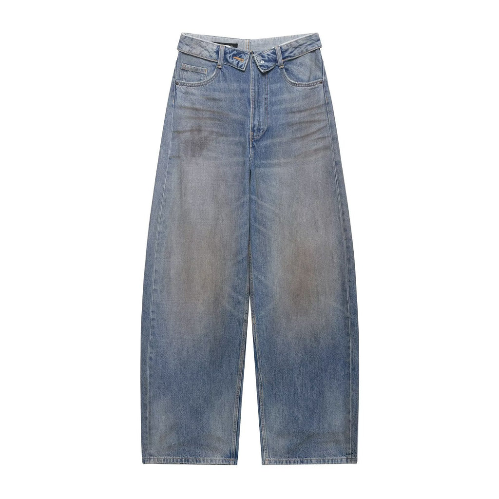Women's Destroyed Baggy Jeans