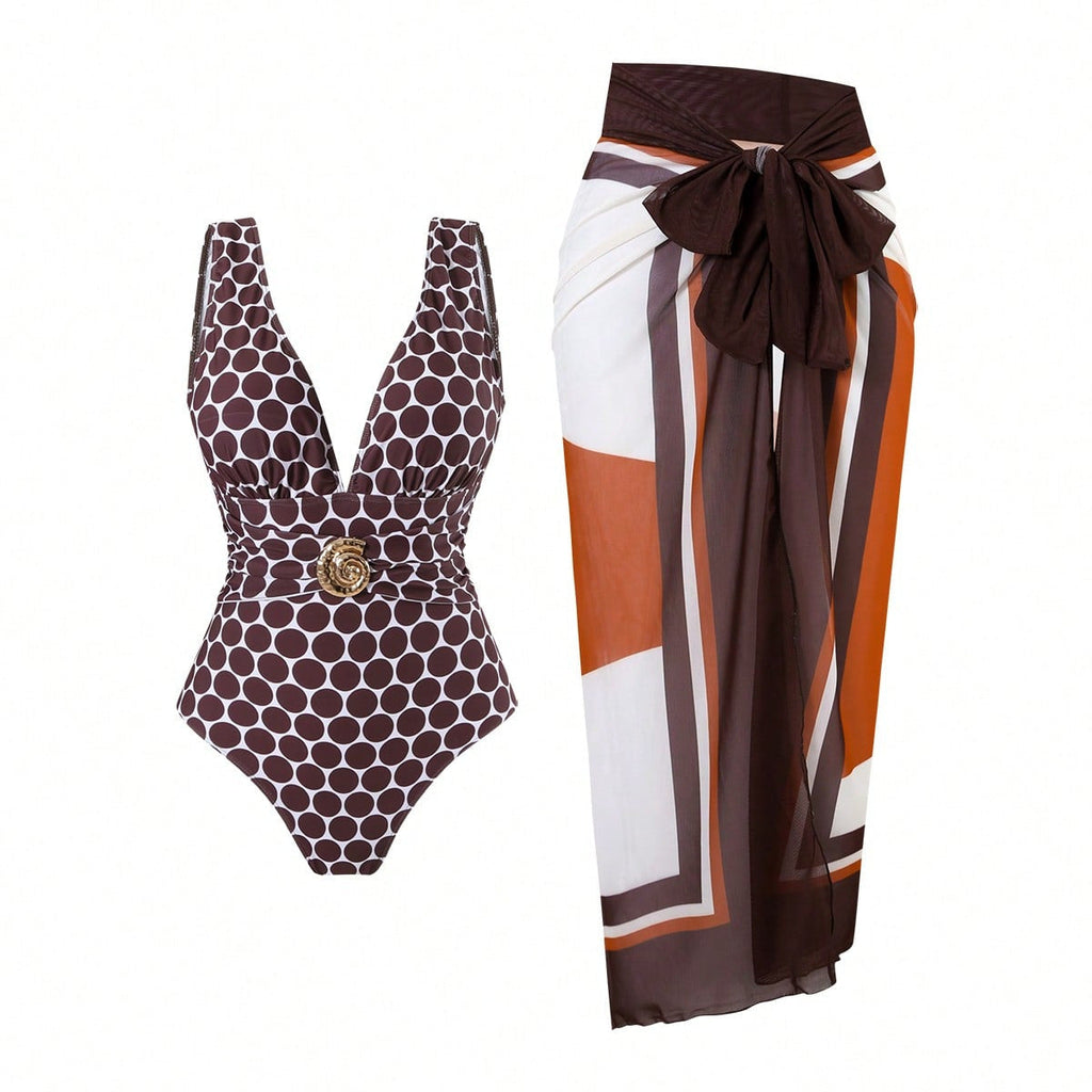 Women's Swimsuit with Exclusive Wrap Skirt