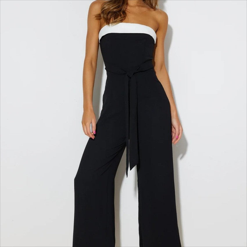 Women's Strapless Tailored Jumpsuit
