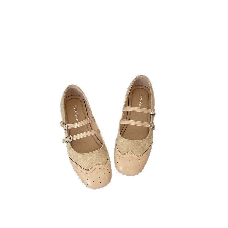 Women's Double-Strap Ballet Flats