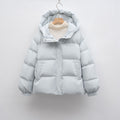 Women's Fashionable Winter Jacket with Voluminous Puff Sleeves