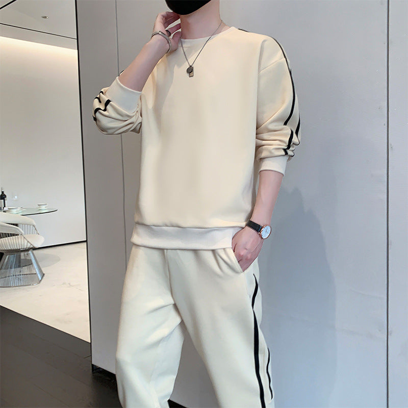 Men's Sporty Sweatshirt Set