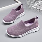 Women's Breathable Slip-On Sneakers with Elastic Upper
