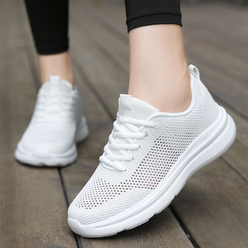 Women's Breathable Sports Sneakers with Flexible Upper