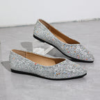 Women's Glitter Ballet Flats