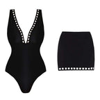 Women's Swimsuit with Elegant Cut and Fashionable Details