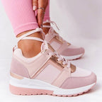 Women's Breathable Sneakers with Perforated Details and Comfortable Footbed
