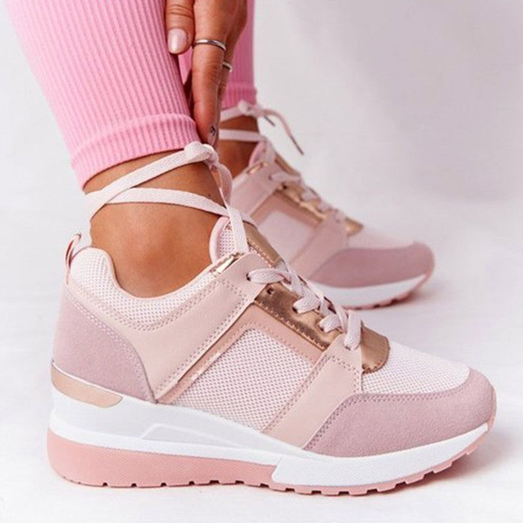 Women's Breathable Sneakers with Perforated Details and Comfortable Footbed