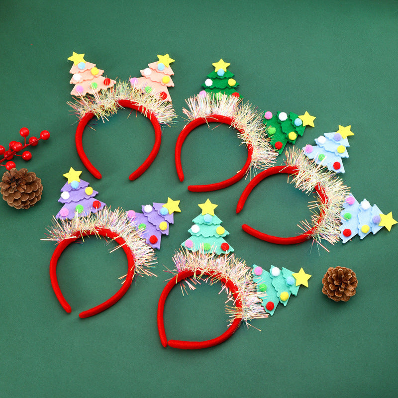 Festive Christmas Tree Headband