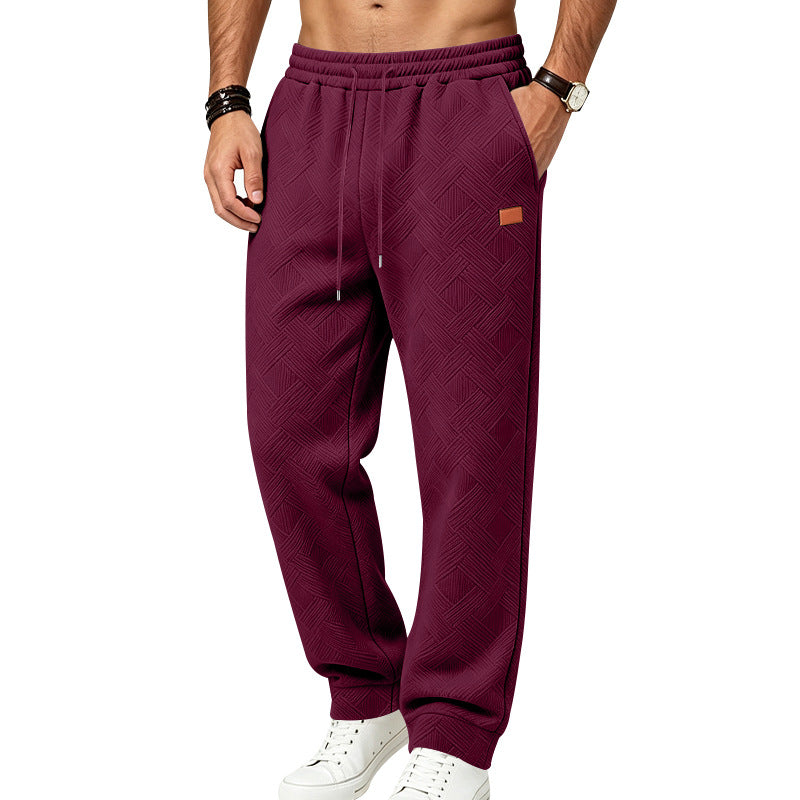 Men's Structured Joggers with Drawstring