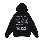 Women's Casual Hoodie with Trendy Lettering
