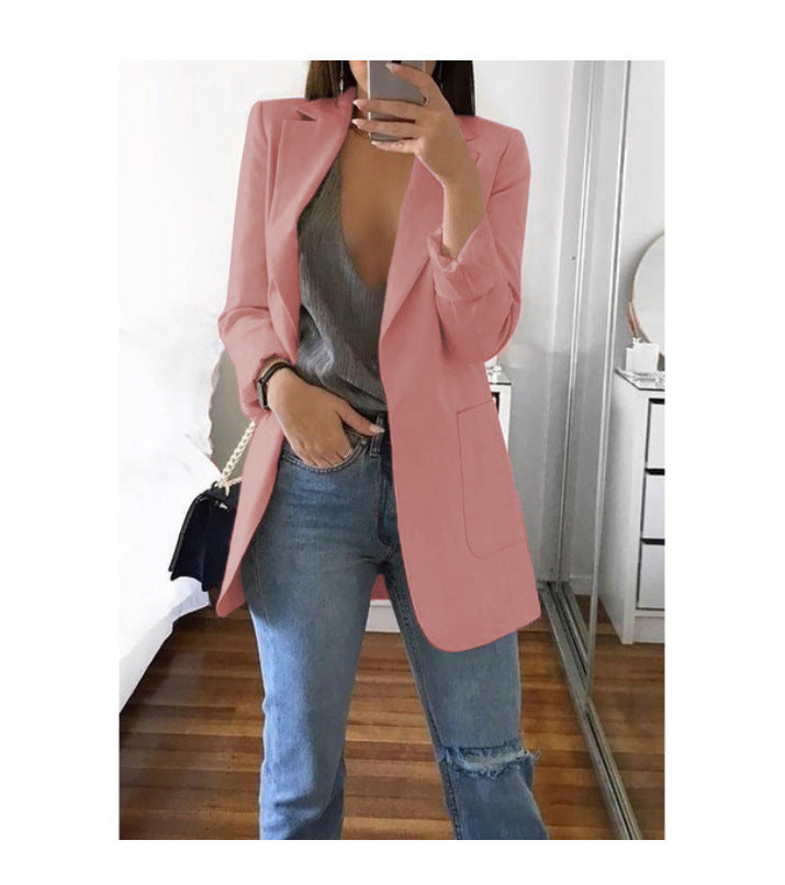 Elegant Tailored Blazer with Practical Pockets