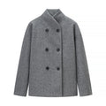 Elegant Double-Breasted Jacket