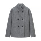 Elegant Double-Breasted Jacket