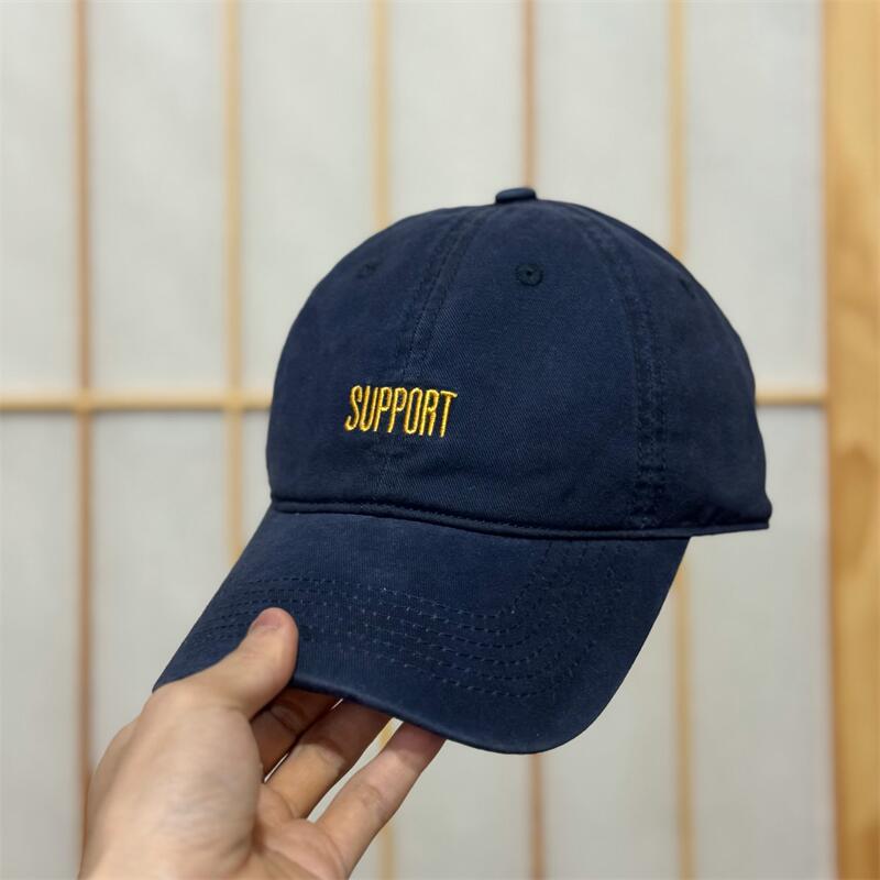 Men's Supportive Embroidered Cotton Baseball Cap