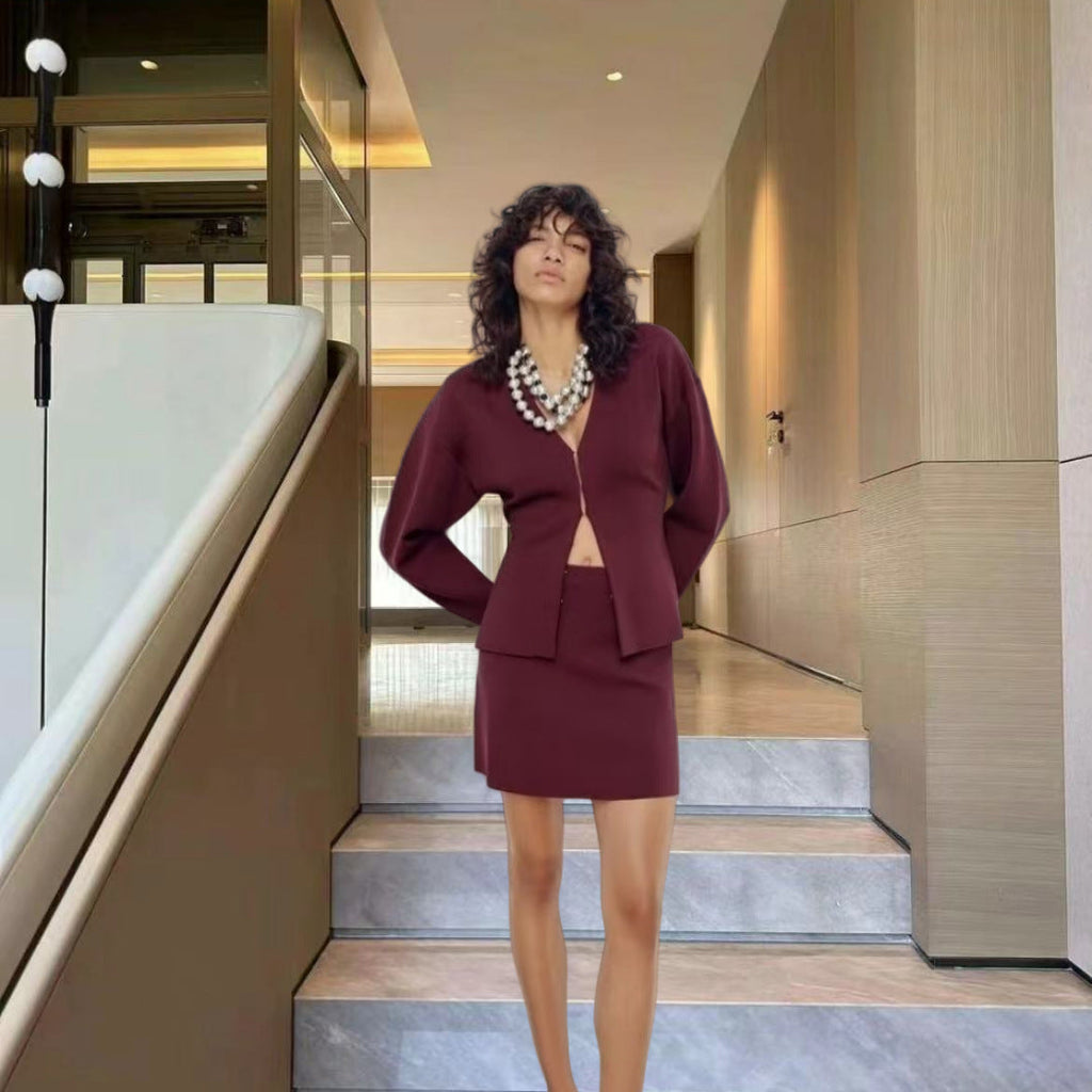 Women's Blazer and Skirt Set