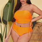 Women's Bandeau Bikini with Refined Ribbon Details
